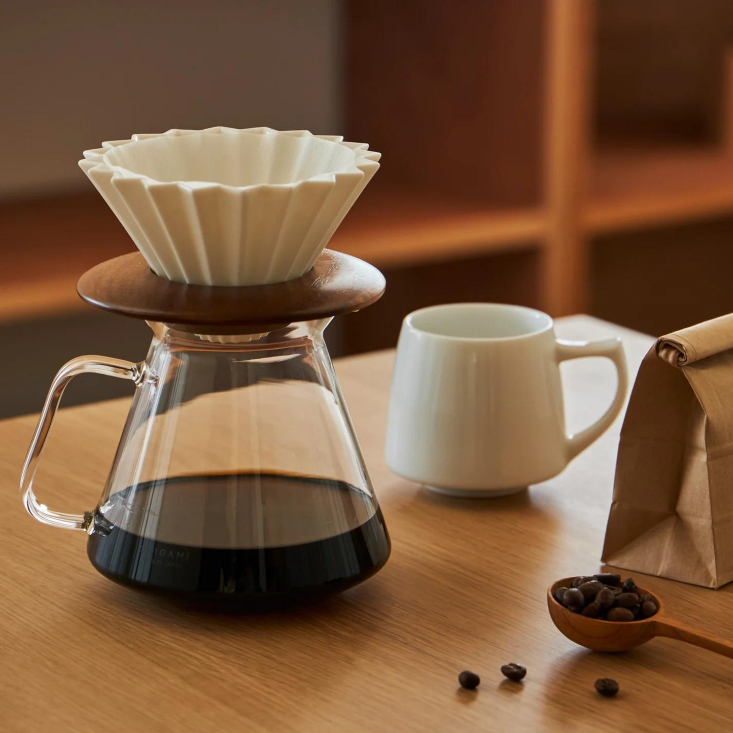 Origami x HARIO Glass Coffee Server